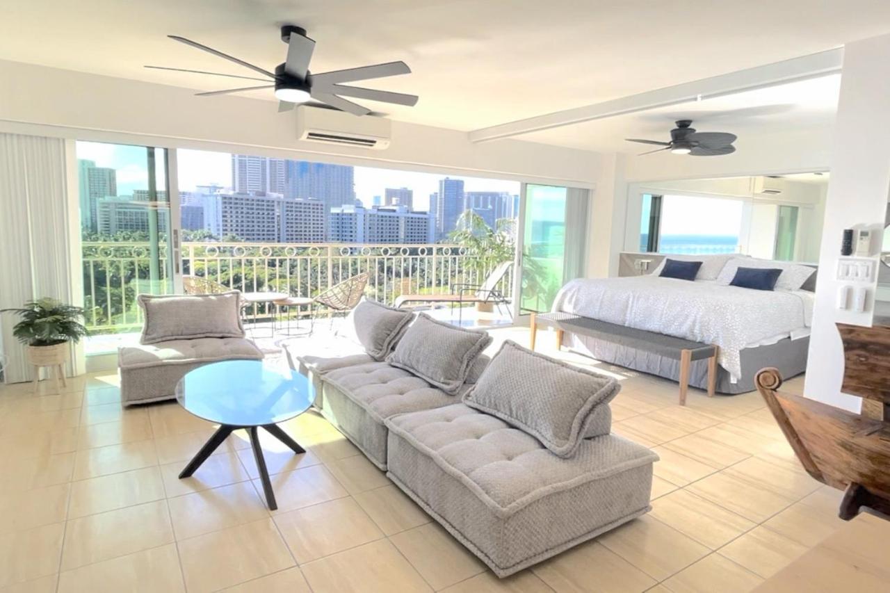 Waikiki Shore 1116 Beachfront 호놀룰루 외부 사진